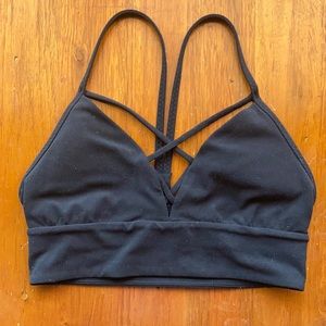 Lululemon bra with strapped detail